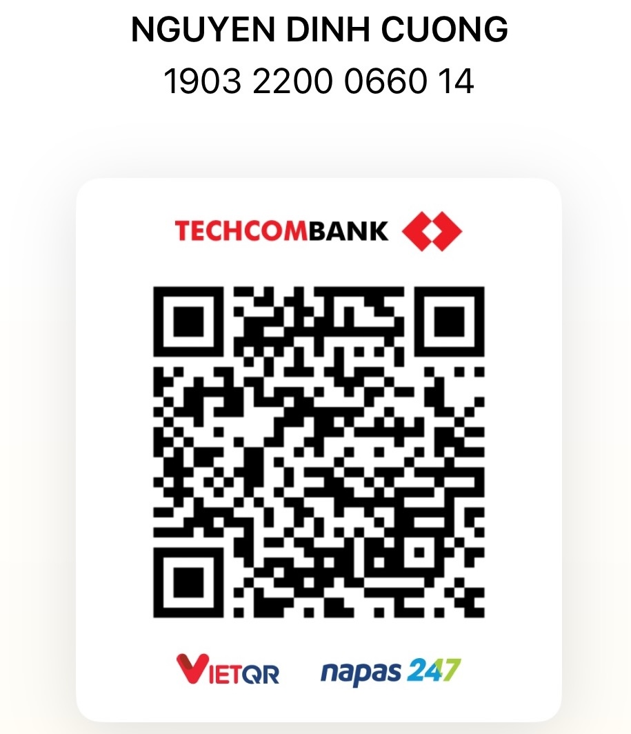 QR code ủng hộ